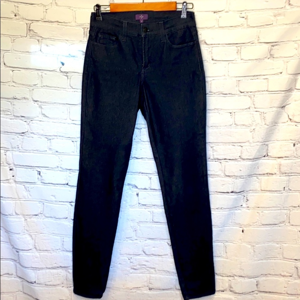 NYDJ Dark Blue Denim Straight Leg Jeans Size 2
